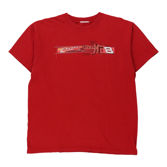 Vintage red Dale Jr 8 Nascar T-Shirt - mens xx-large