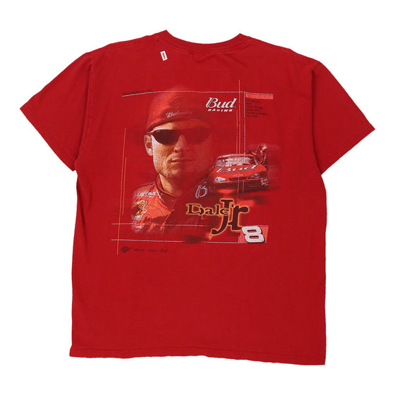 Vintage red Dale Jr 8 Nascar T-Shirt - mens xx-large