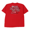 Vintage red Atlanta Fruit Of The Loom T-Shirt - mens x-large