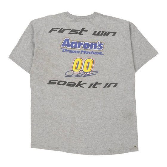 Vintage grey Michael Waltrip Racing Chase Authentics T-Shirt - mens x-large