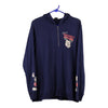 Vintage navy Disney Hoodie - mens medium