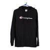 Vintage black Champion Hoodie - mens small