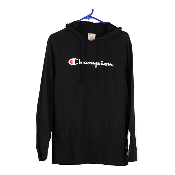 Vintage black Champion Hoodie - mens small