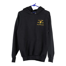  Girls Oak Live Waterpolo Champion Hoodie - Large Black Cotton Blend - Thrifted.com