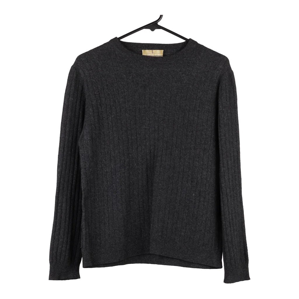 Les Galeries La Favette Jumper - Small Grey Cashmere – Thrifted.com