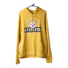 Vintage yellow Pittsburgh Steelers Unbranded Hoodie - mens large