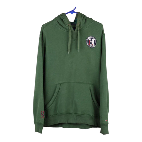 Vintage green Tommy Hilfiger Hoodie - mens medium