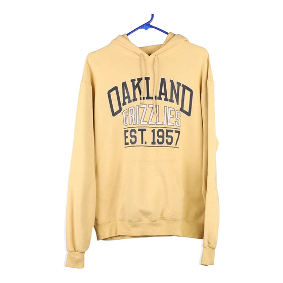 Vintageyellow Oakland Grizzlies Champion Hoodie - mens medium