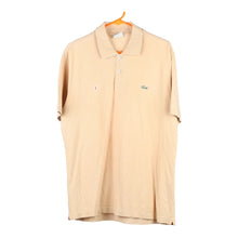  Vintage beige Bootleg Lacoste Polo Shirt - mens x-large