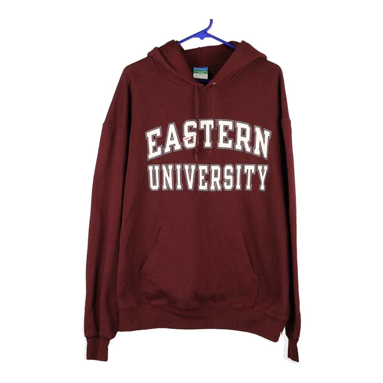 Vintage burgundy Eastern University Champion Hoodie - mens x-large