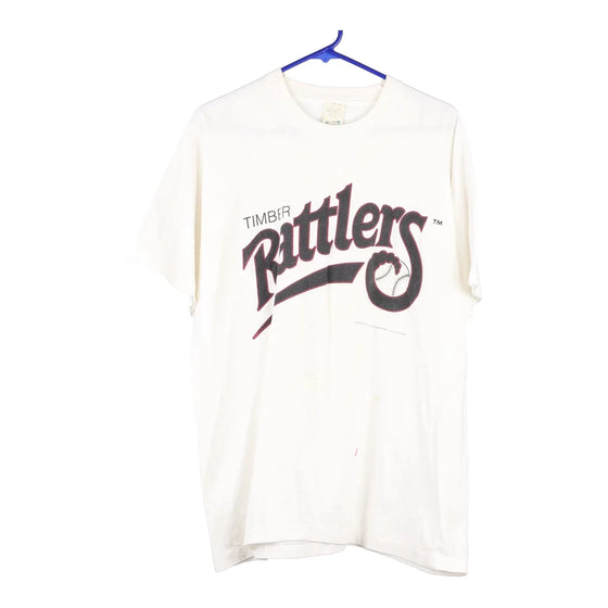 Vintage white Timber Rattlers Screen Stars T-Shirt - mens x-large