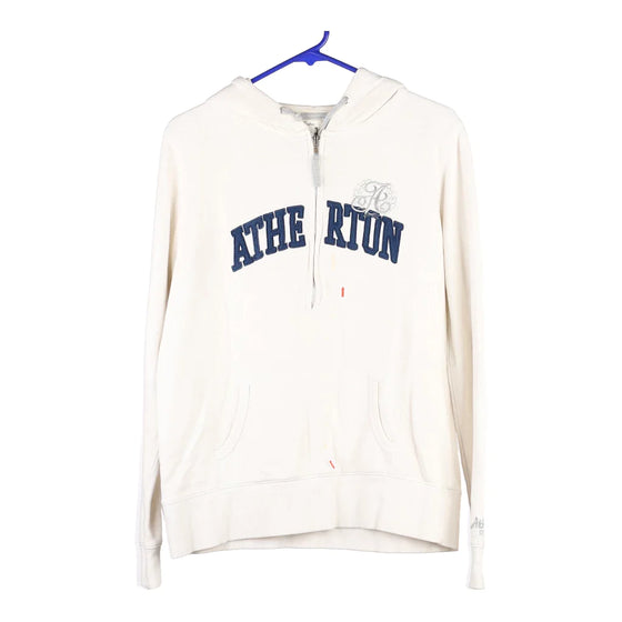 Vintage white Atherton Cubus Hoodie - boys x-large