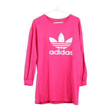  Vintage pink Bootleg Adidas Sweatshirt - womens x-large