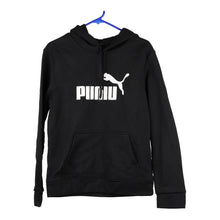  Vintage black Bootleg Puma Hoodie - mens medium