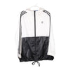 Vintage black & white Adidas Jacket - mens x-large