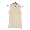 Vintage beige Fila Polo Top - womens x-small