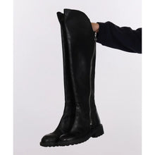  Vintage black Ash Boots - womens UK 5