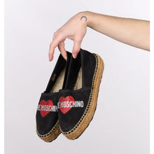  Vintage black Love Moschino Espadrilles - womens UK 5