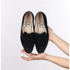 Vintage black Oliver By Valentino Moccasin - womens UK 3