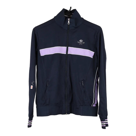 Vintage navy Champion Track Jacket - womens small