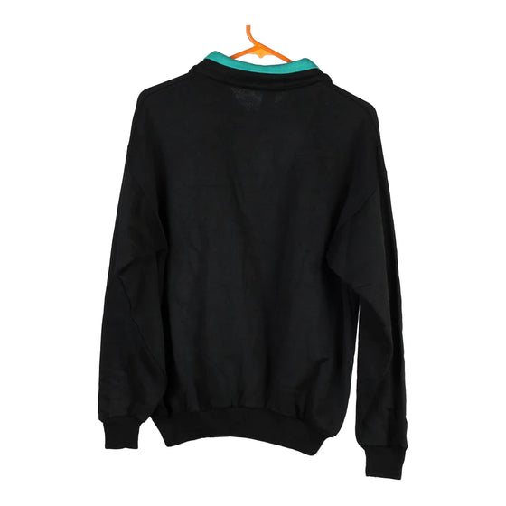 Vintage black Bootleg Puma Sweatshirt - mens medium
