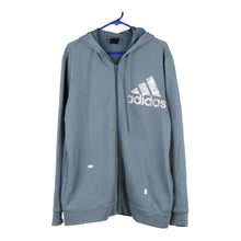  Vintage blue Bootleg Adidas Hoodie - mens large