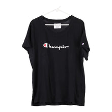  Vintage black Champion T-Shirt - womens xx-large