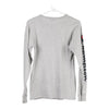 Vintage grey Champion Long Sleeve T-Shirt - mens x-small