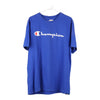 Vintage blue Champion T-Shirt - mens x-large