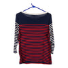 Vintage navy Lauren Ralph Lauren Long Sleeve Top - womens large