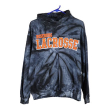  Vintage black Roseburg Lacrosse Tie Dye Clothing Co. Hoodie - mens medium