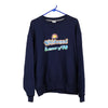 Vintage navy Russell Athletic Sweatshirt - womens large