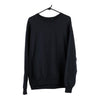 Vintage black Fruit Of The Loom Sweatshirt - mens x-large