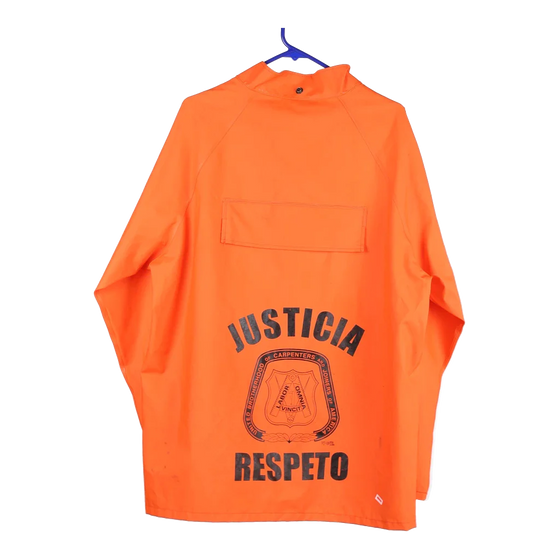 Vintage orange Justicia Respeto Helly Hansen Jacket - mens medium