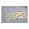 14 Years Moschino Spellout T-Shirt - Medium Grey Cotton