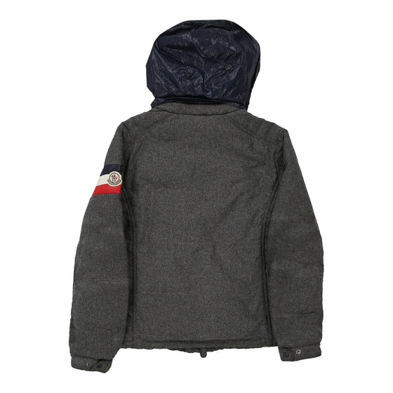 10 Years Moncler Coat - Small Grey Wool Blend