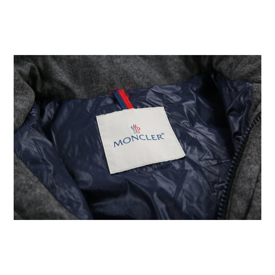 10 Years Moncler Coat - Small Grey Wool Blend