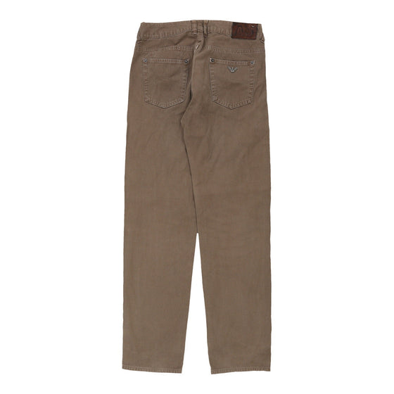 14 Years Armani Jeans - 29W 30L Brown Cotton