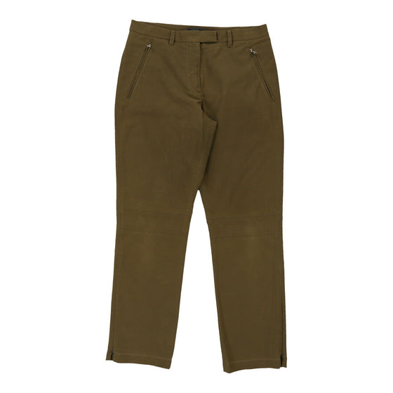 16 Years Prada Trousers - 30W 28L Khaki Polyester Blend