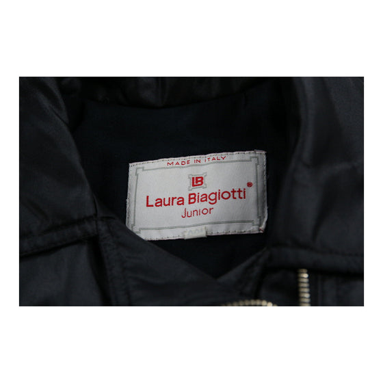 16 Years Laura Biagiotti Coat - Large Black Polyester