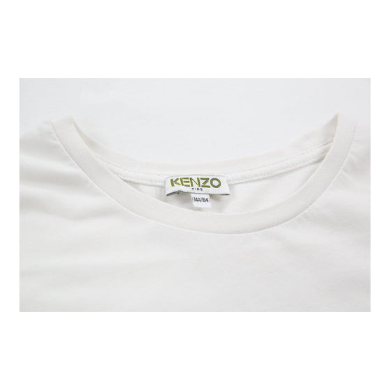 14 - 16 Years Kenzo Graphic T-Shirt - Medium White Cotton