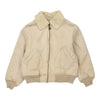 12 Years. Moschino Graphic Sheepskin Jacket - Medium Beige Cotton Blend