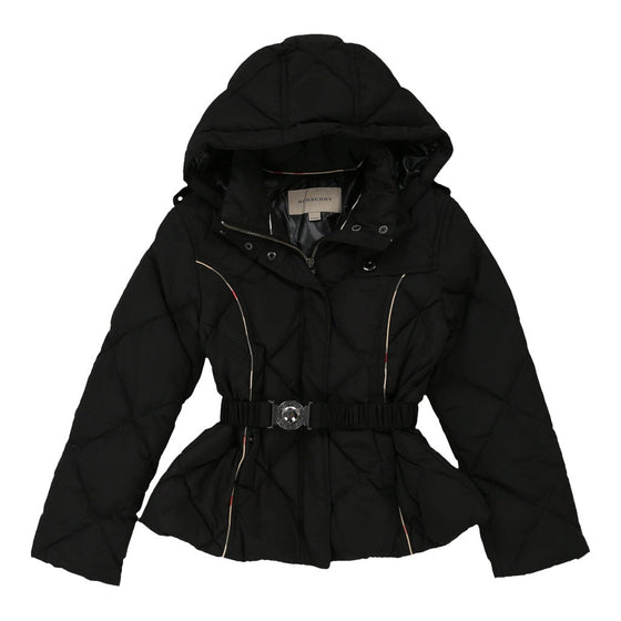 10 Years Burberry Puffer - Small Black Nylon Blend