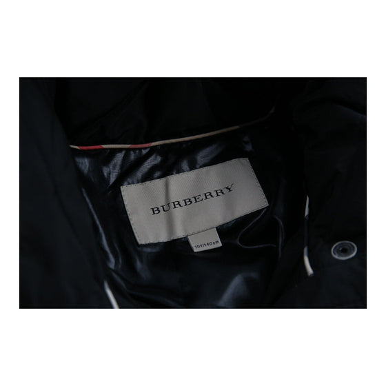 10 Years Burberry Puffer - Small Black Nylon Blend