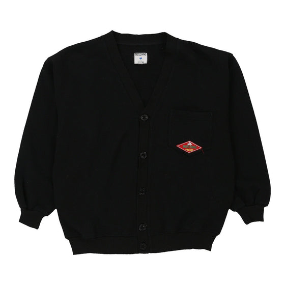 12 Years Moschino Cardigan - Medium Black Cotton