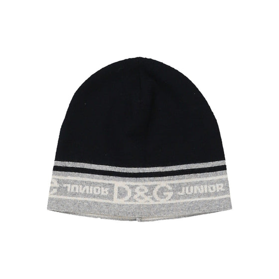 8- 10 Years Dolce & Gabbana Beanie - Small Black Wool Blend