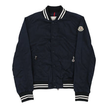  12 Years Moncler Bomber Jacket - Medium Blue Polyamide