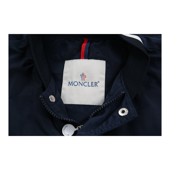 12 Years Moncler Bomber Jacket - Medium Blue Polyamide