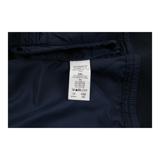 12 Years Moncler Bomber Jacket - Medium Blue Polyamide