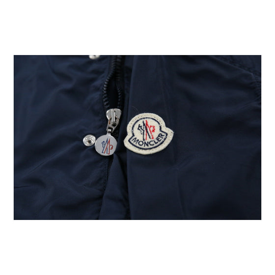 12 Years Moncler Bomber Jacket - Medium Blue Polyamide